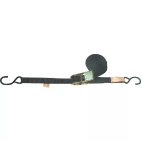   DRAKKAR kétrészes racsnis csomagrögzítő heveder S-kampóval, 25 mm, 3 m, 135 kg* (18365)