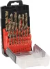 DRAKKAR köszörült HSS-Co 5% fémfúrókészlet PVC dobozban, 1–13 mm, 25 db (22225)