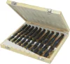 DRAKKAR köszörült MK2 kúpos fúrószárkészlet fadobozban, 14,5–23 mm, 10 db (22290)