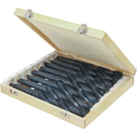   DRAKKAR köszörült MK3 kúpos fúrószárkészlet fadobozban, 24–31 mm, 8 db (22295)
