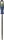 DRAKKAR háromszögreszelő nyéllel (22331)