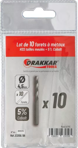 DRAKKAR HSS-Co 5% fémfúró (23259)