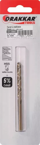DRAKKAR HSS-Co 5% fémfúró (23260)