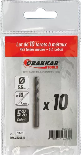 DRAKKAR HSS-Co 5% fémfúró (23261)
