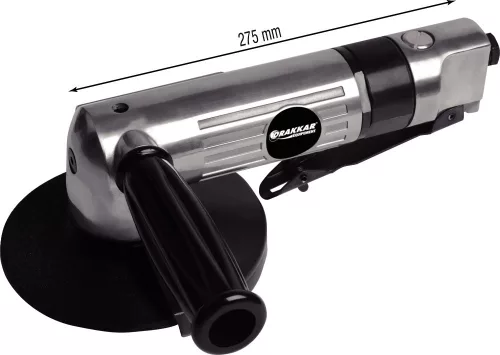 DRAKKAR pneumatikus tárcsás csiszoló, Ø125 mm, 275 mm hosszú (51270)