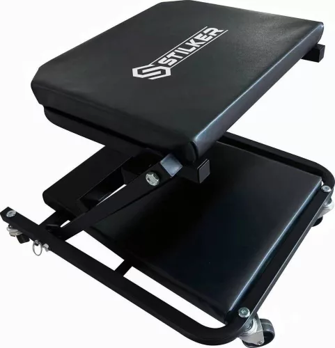 STILKER 6 kerekű, székké alakítható szerelőfekvő fejtámasszal, 150 kg (52652)