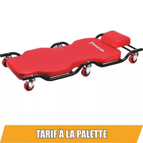 DRAKKAR 6 kerekű, szivacspárnás szerelőfekvő, 180 kg (52657)