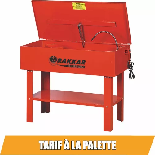 DRAKKAR álló fém alkatrészmosó, 150 l, 230 V (53285)