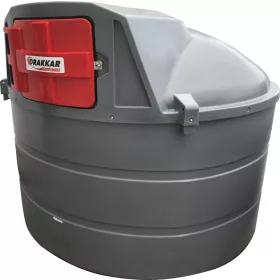   DRAKKAR duplafalú HDPE gázolaj-tárolótartály, szivattyúkészlettel, 5000 l, 230 V (56035)