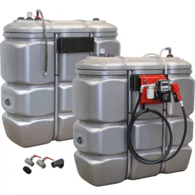   DRAKKAR duplafalú HDPE gázolajtartály-készlet, 2 × 1500 l (56040)