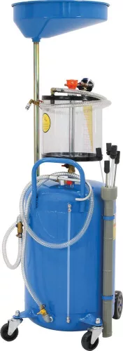 STILKER mobil pneumatikus olajleszívó és leeresztő előkamrával, 70 l (56760)