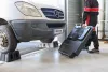 DRAKKAR mobil olajleeresztő tálca fogantyúval, állítva tárolható, 30 l (56777)