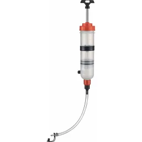   DRAKKAR áttetsző műanyag olajfecskendő 400 mm tömlővel, 1,5 l (56804)
