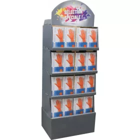   STILKER narancssárga nitrilkesztyű-bemutató, 96 doboz, 240 mm, 0,20 mm (65110)