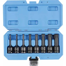   STILKER gépi XZN bitdugókulcskészlet, 1/2 col, M5–M18, 8 db (67404)