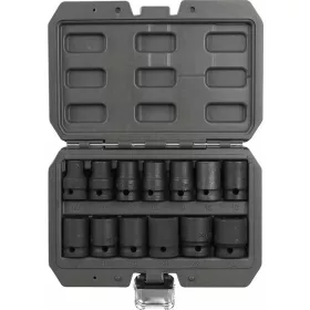   DRAKKAR gépi dugókulcskészlet, 1/2 col, 10–24 mm, 13 db (67408)