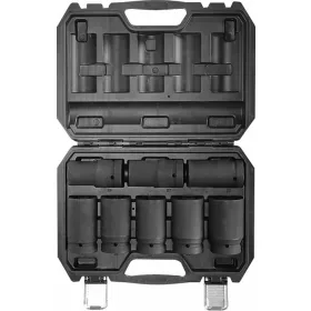   DRAKKAR gépi hosszú dugókulcskészlet, 1 col, 24–38 mm, 8 db (67460)