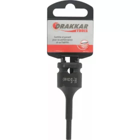 DRAKKAR gépi imbusz bitdugókulcs, 1/2 col (67490)