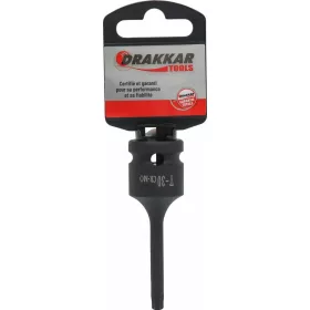 DRAKKAR gépi Torx bitdugókulcs, 1/2 col (67494)