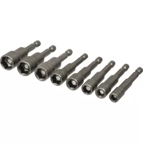   DRAKKAR hatszögszárú dugókulcskészlet csavarozóhoz, 1/4 col, 6–13 mm, 8 db (67790)