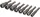 DRAKKAR hatszögszárú dugókulcskészlet csavarozóhoz, 1/4 col, 6–13 mm, 8 db (67790)
