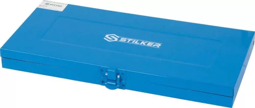 STILKER 10 mm bitszerszámkészlet XZN/imbusz/Torx fejekkel fémdobozban, 40 db (68150)