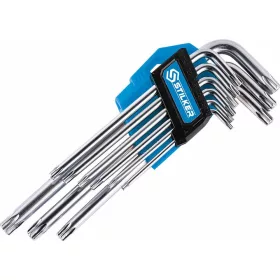   STILKER hosszú Torx L-kulcskészlet, T10–T50, 9 db (68414)