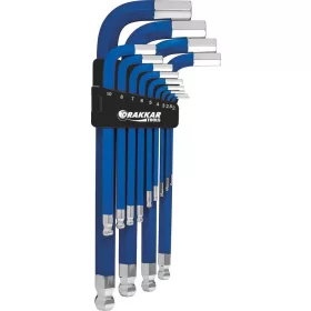  DRAKKAR hosszú mágneses imbuszkulcskészlet, 2–19 mm, 13 db (68420)