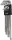 DRAKKAR extra hosszú imbusz- és Torx L-kulcskészlet, 1,5–10 mm/T10–T50, 18 db (68441)