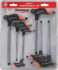 DRAKKAR imbusz csavarhúzókészlet P-markolattal, 3–10 mm, 7 db (69030)