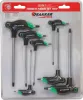 DRAKKAR Torx csavarhúzókészlet P-markolattal, T10–T45, 7 db (69035)