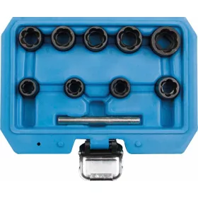   STILKER dugókulcskészlet, 3/8 col, 10–19 mm, 10 db (71860)