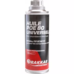   DRAKKAR univerzális POE 80 klímakompresszor-olaj, Sanden kivételével, 250 ml (72152)