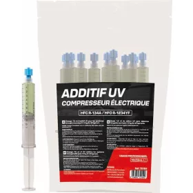   DRAKKAR UV szivárgásjelző adalék elektromos klímakompresszorhoz, 12 × 7,5 ml (72154)