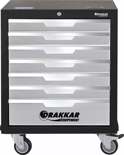 DRAKKAR 7 fiókos szerszámkocsi, 646x458x961 mm (72623)