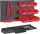 DRAKKAR PVC falipanel 9 tárolódobozzal és szerszámtartókkal, 690 × 390 mm (72782)