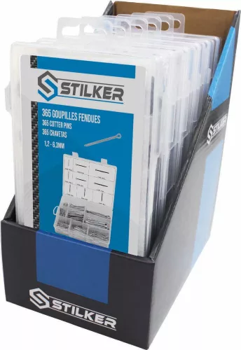 STILKER sasszegkészlet, 1,2–6,3 mm, 365 db (75714)