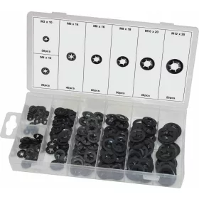   STILKER biztosítóalátét-készlet, M3–M12, 260 db (75718)
