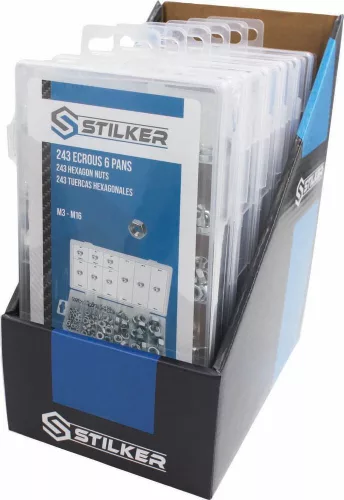 STILKER hatlapú anyakészlet, M3–M16, 243 db (76003)
