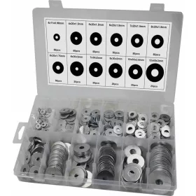   STILKER széles acélalátét-készlet, 4 × 11–12 × 40 mm, 475 db (76202)
