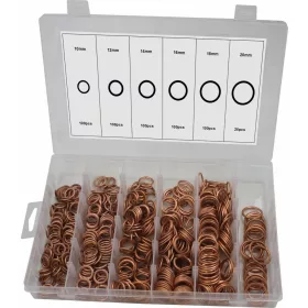   STILKER réz olajleeresztő tömítéskészlet, 10–20 mm, 525 db (76204)