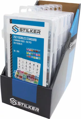 STILKER mini/normál késes biztosítékkészlet, 252 db (77979)