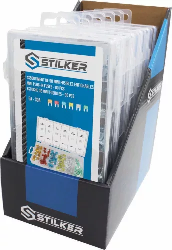 STILKER mini késes biztosítékkészlet, 90 db (77980)