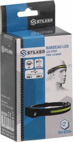 STILKER tölthető LED fejlámpa, 300 lm (82254)