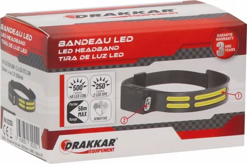 DRAKKAR LED fejlámpa (82255)