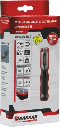 DRAKKAR tölthető LED szerelőlámpa, 500 lm (82280)