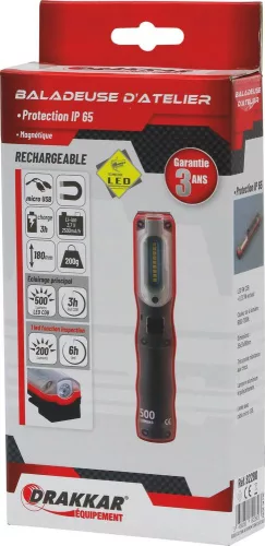DRAKKAR tölthető LED szerelőlámpa, 500 lm (82280)