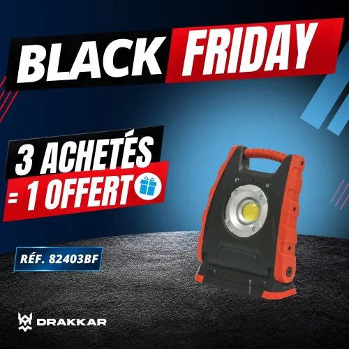 DRAKKAR tölthető LED reflektor, 10 W, 1000 lm (82403)