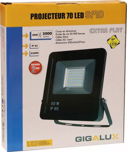 DRAKKAR LED reflektor, extra lapos, 230 V (82418)