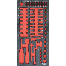   DRAKKAR üres szerszámtartó habmodul, karbonmintás felület (84201)